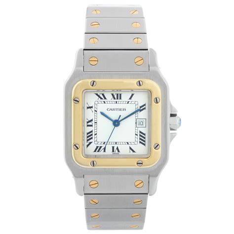 montre cartier santos homme prix|Cartier Santos galbee men's watch.